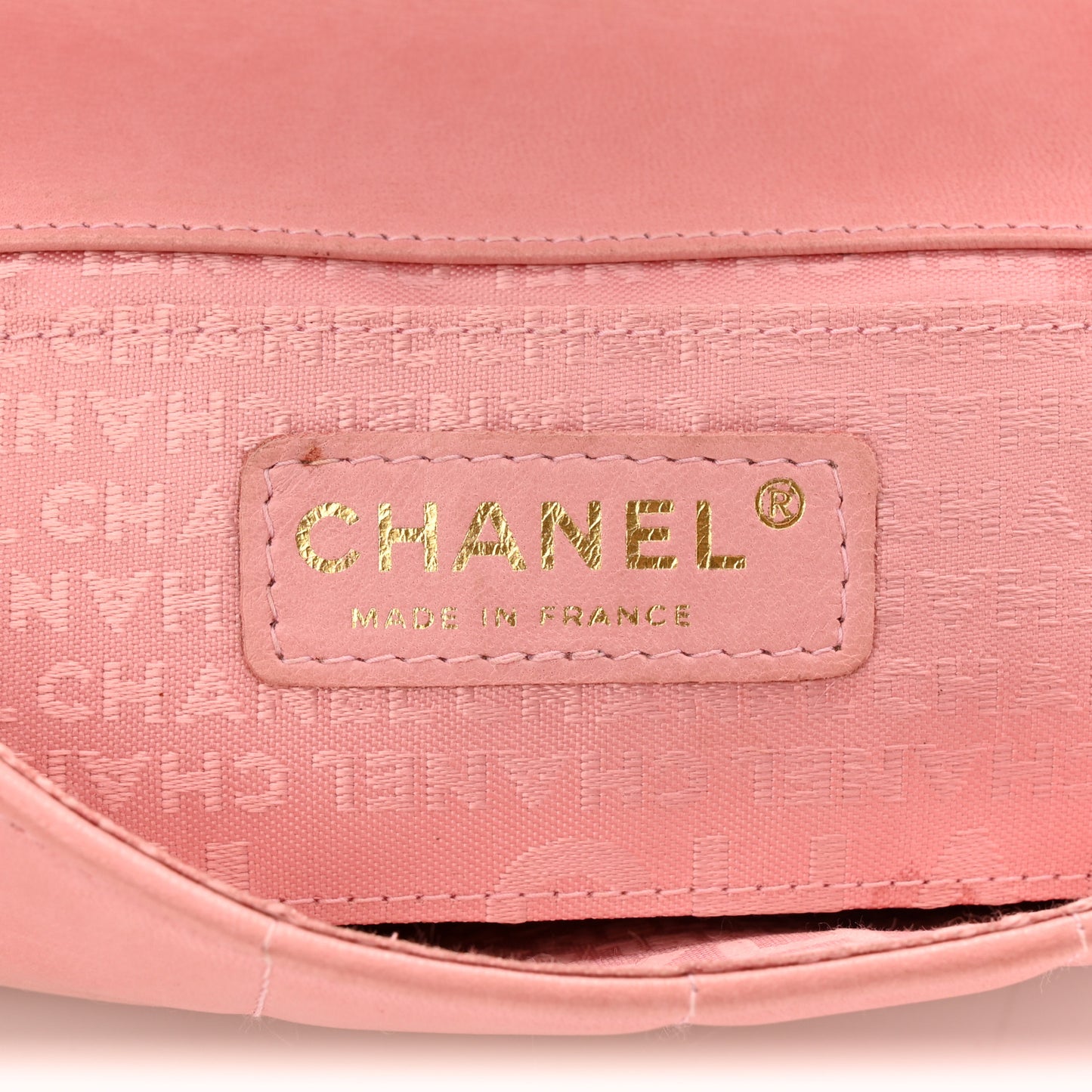 Lambskin Quilted Mini Chocolate Bar Camellia Flap Pink