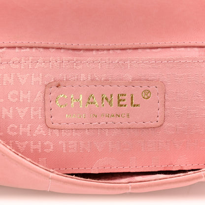 Chanel Lambskin Quilted Mini Chocolate Bar Camellia Flap Pink 6 of 11