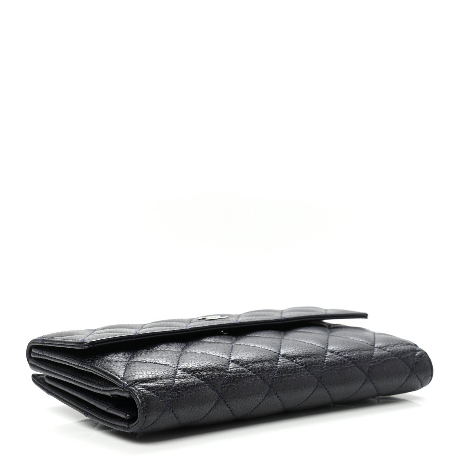 Chanel Caviar Quilted Large Flap Wallet Black 4 of 11