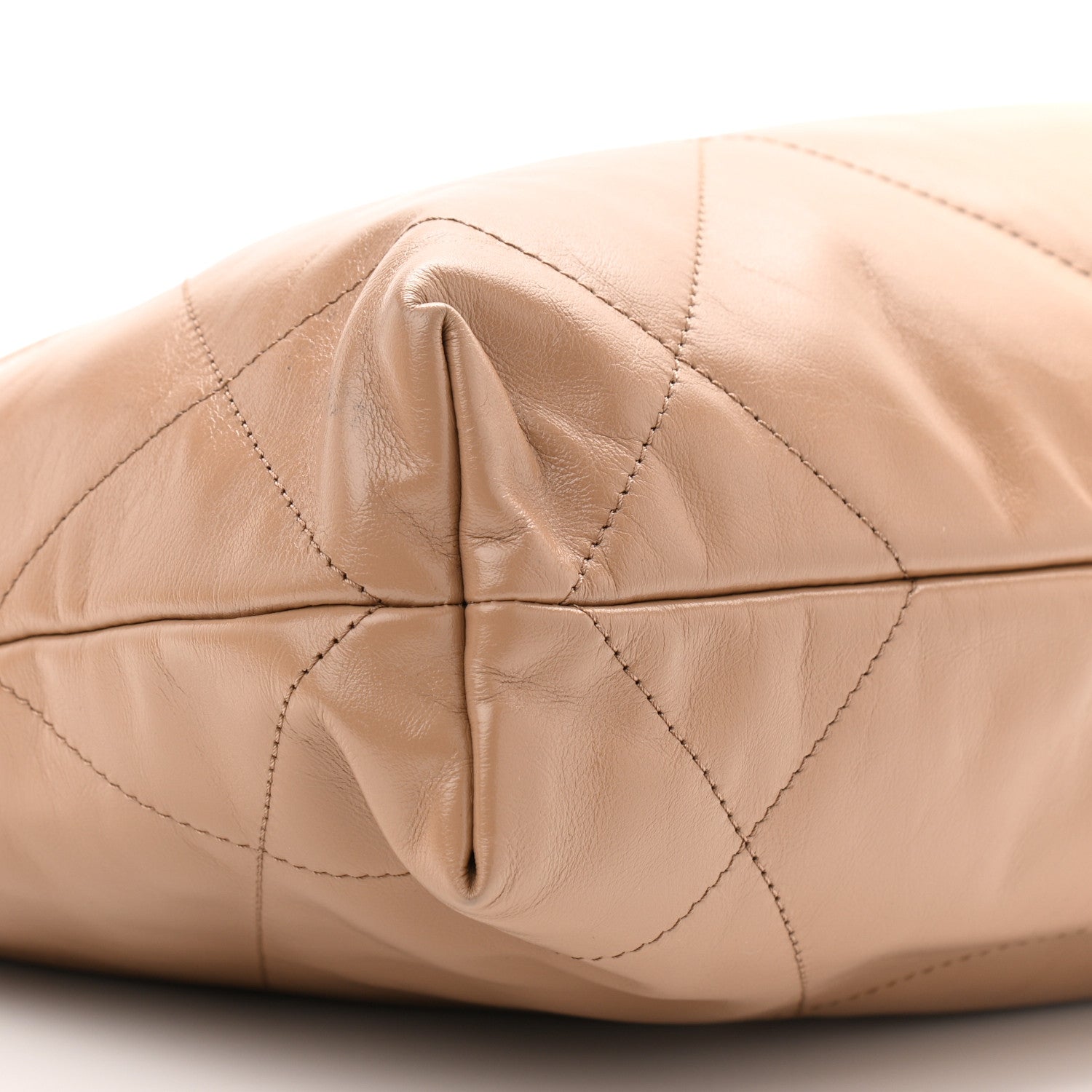 Chanel Shiny Calfskin Quilted Small Chanel 22 Beige 10 of 12