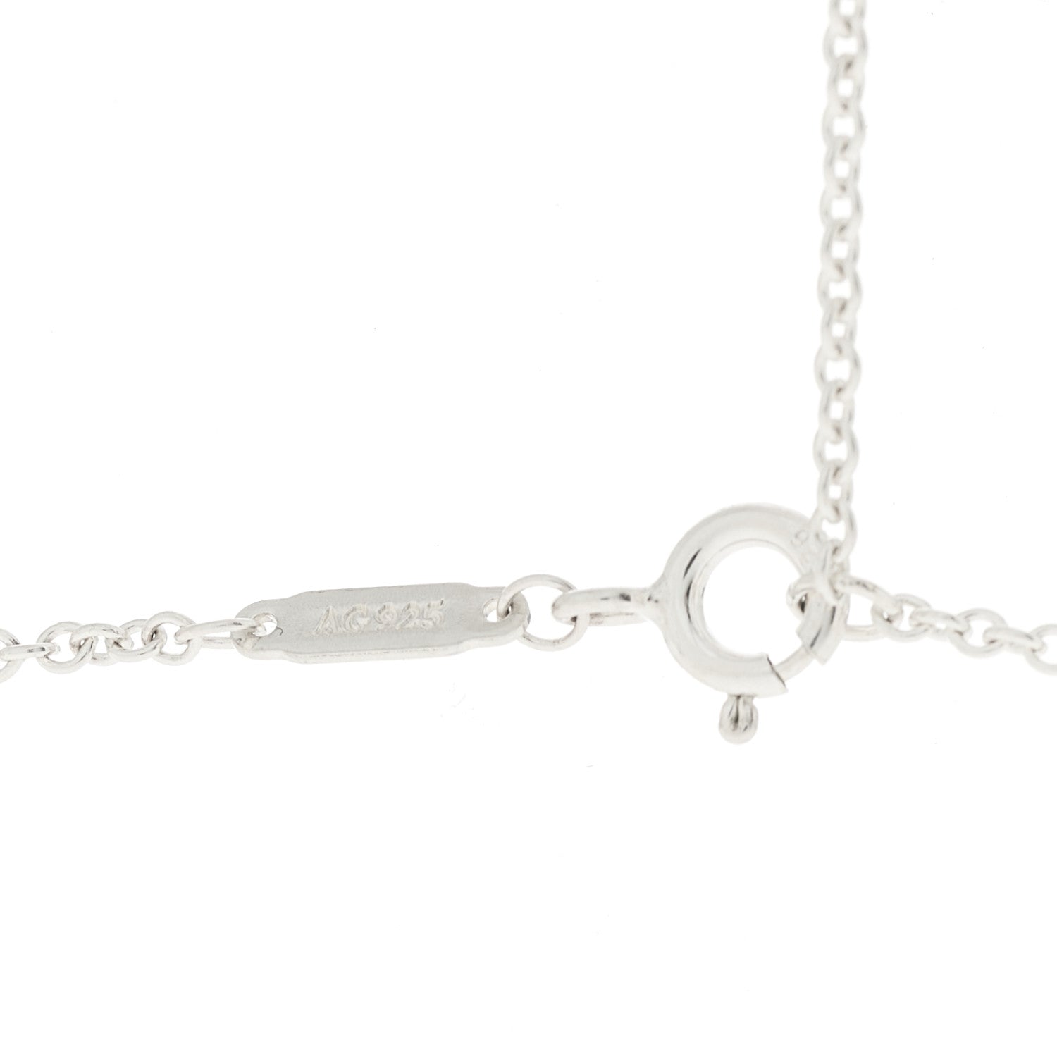 Tiffany Sterling Silver Long Bead Necklace 5 of 6