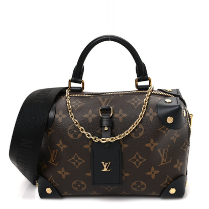 Louis Vuitton Monogram Petite Malle Souple Black 1 of 12
