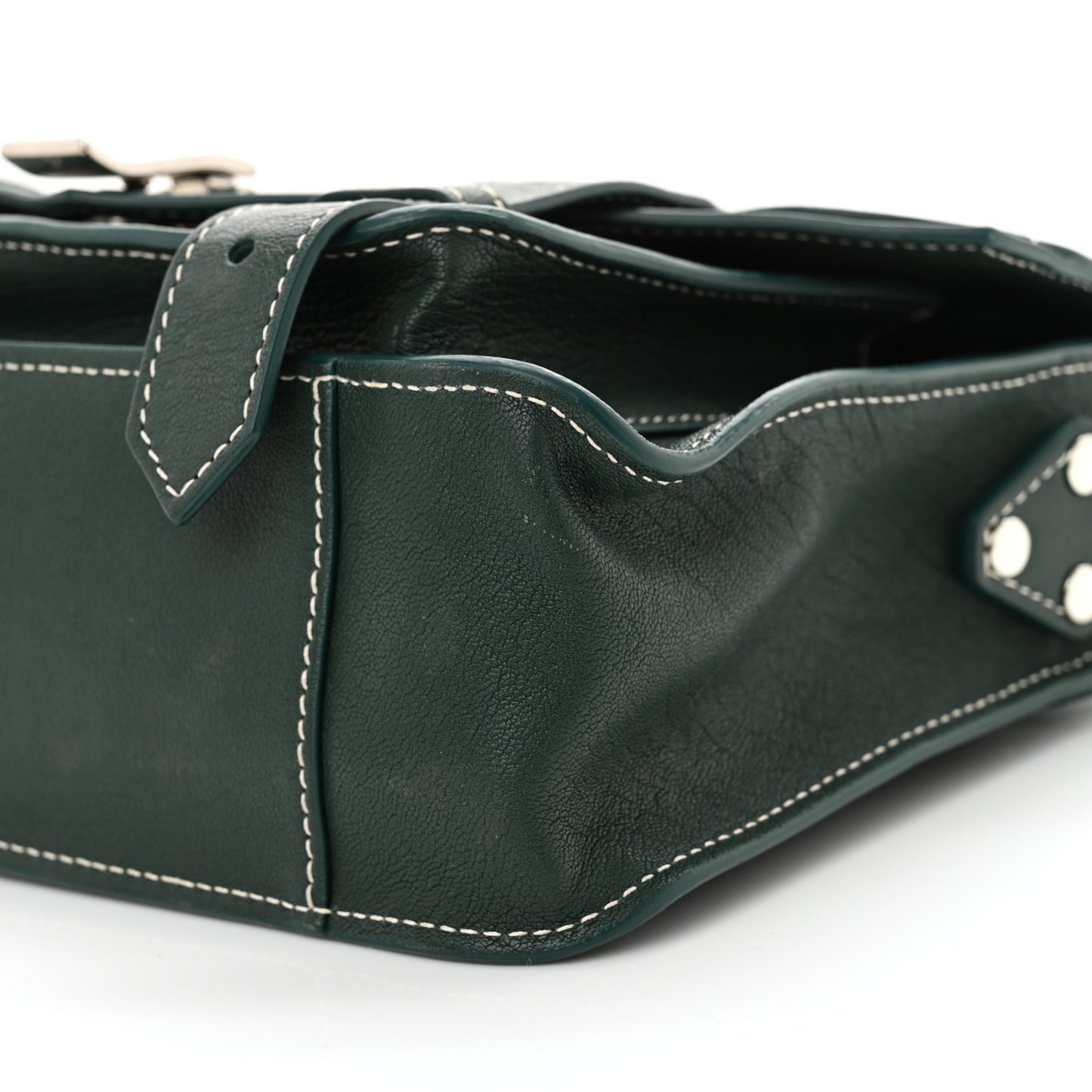 Lambskin Tiny PS1 Satchel Dark Green