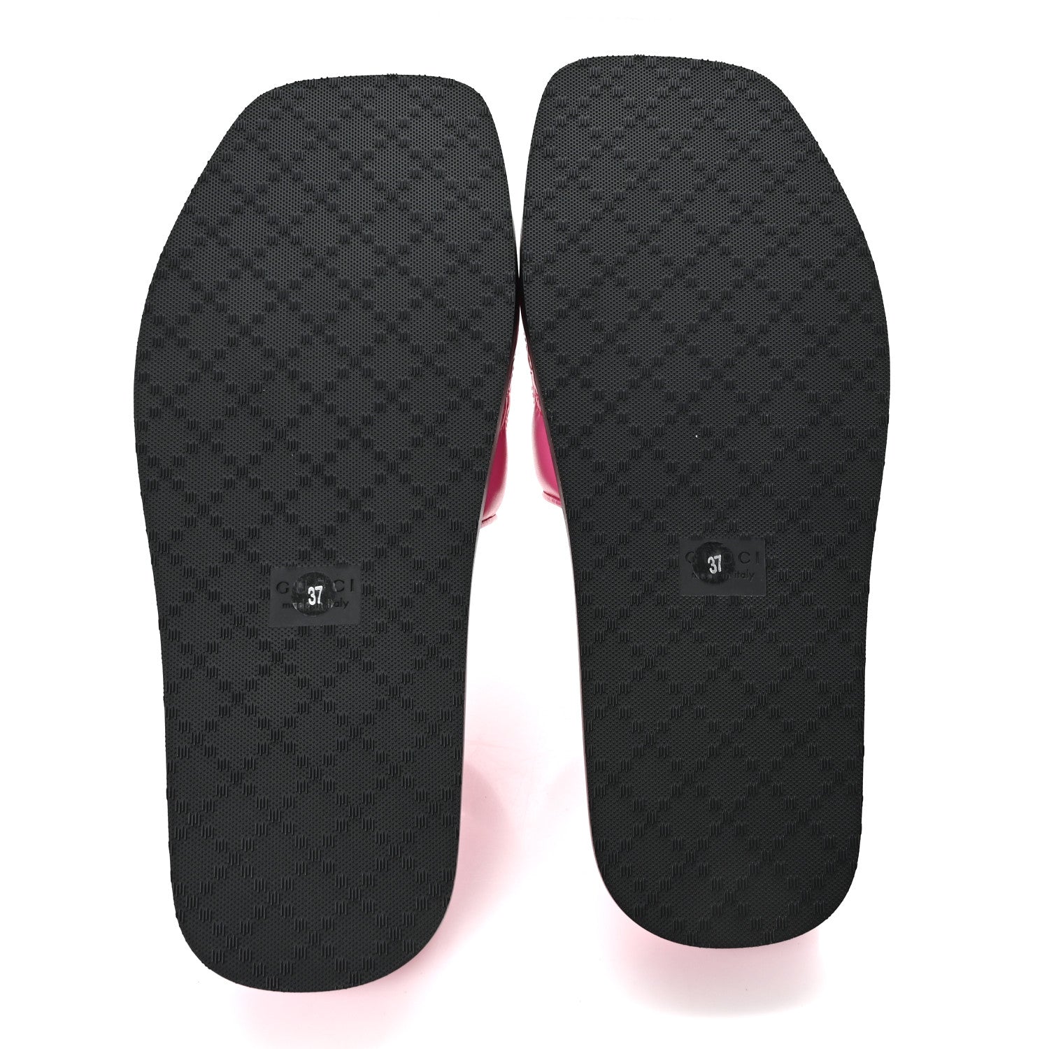 Gucci Nappa GG Matelasse Flat Slide Sandals 37 Bon Bon 6 of 9
