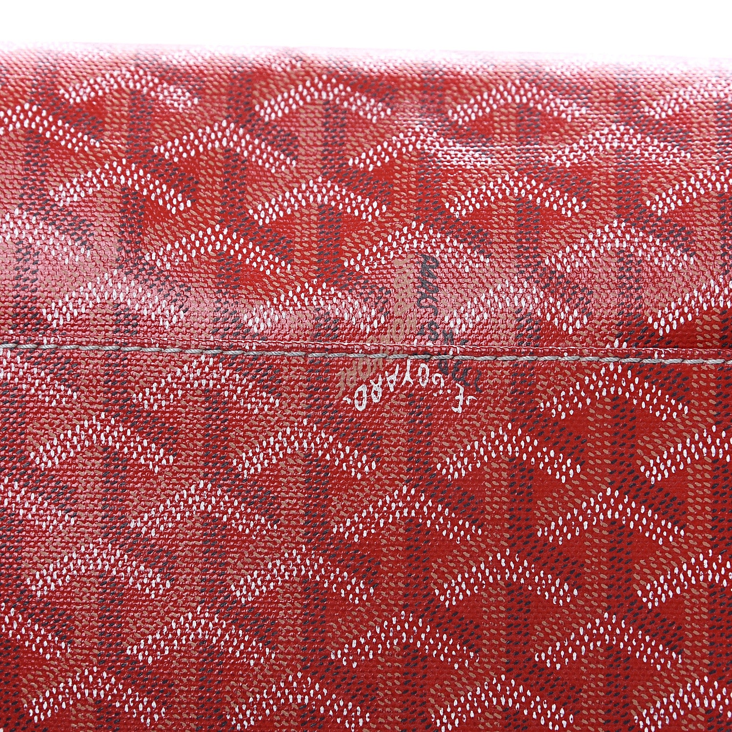 Goyard Goyardine Belvedere MM Messenger Bag Red 11 of 17