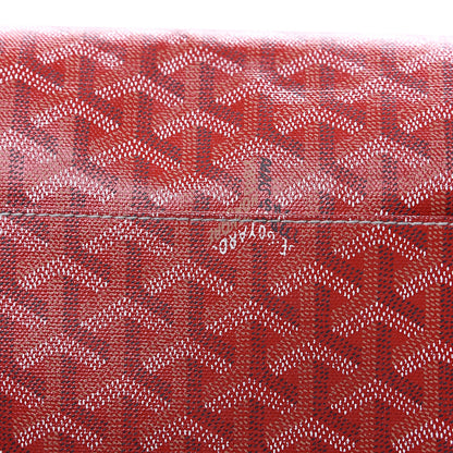 Goyard Goyardine Belvedere MM Messenger Bag Red 11 of 17