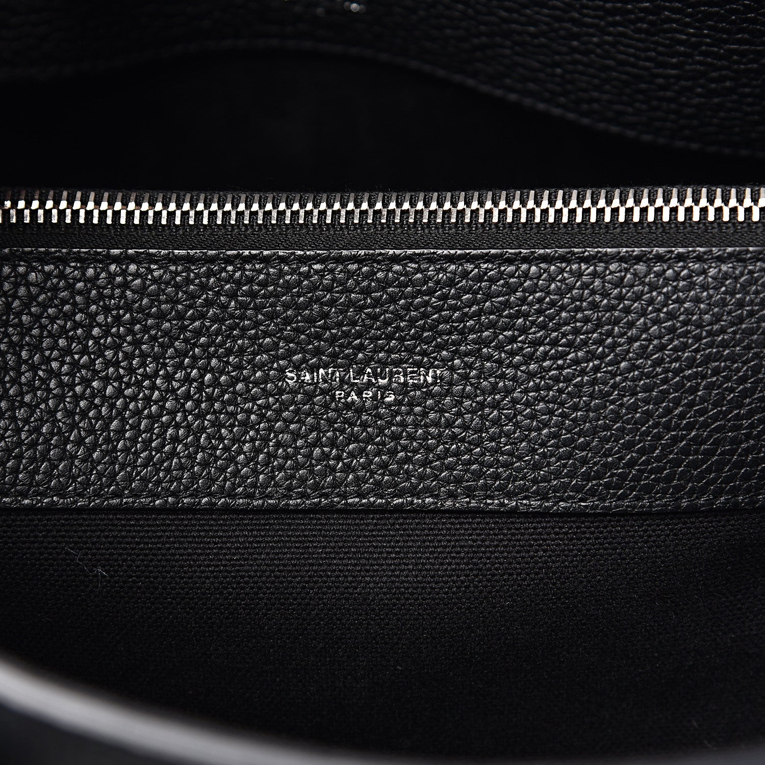 Saint Laurent Grained Calfskin Small Supple Sac De Jour Black 5 of 13
