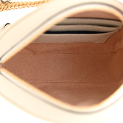 Gucci Textured Calfskin Web Mini Ophidia Round Backpack Mystic White 5 of 8