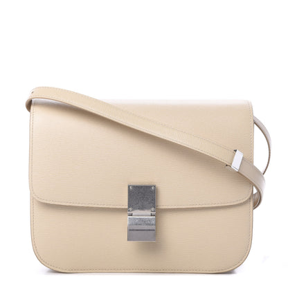 Celine Liege Calfskin Medium Classic Box Flap Bag Linen 1 of 11