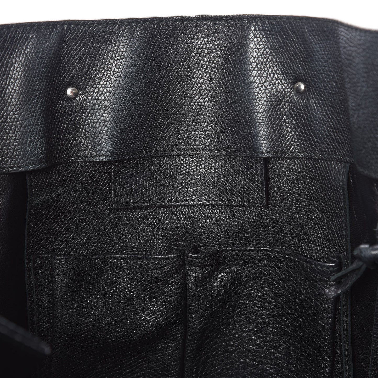 Calfskin Papier A4 Zip Around Plate Tote Black