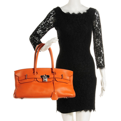 Hermes Taurillon Clemence JPG Birkin 42 Orange 2 of 21
