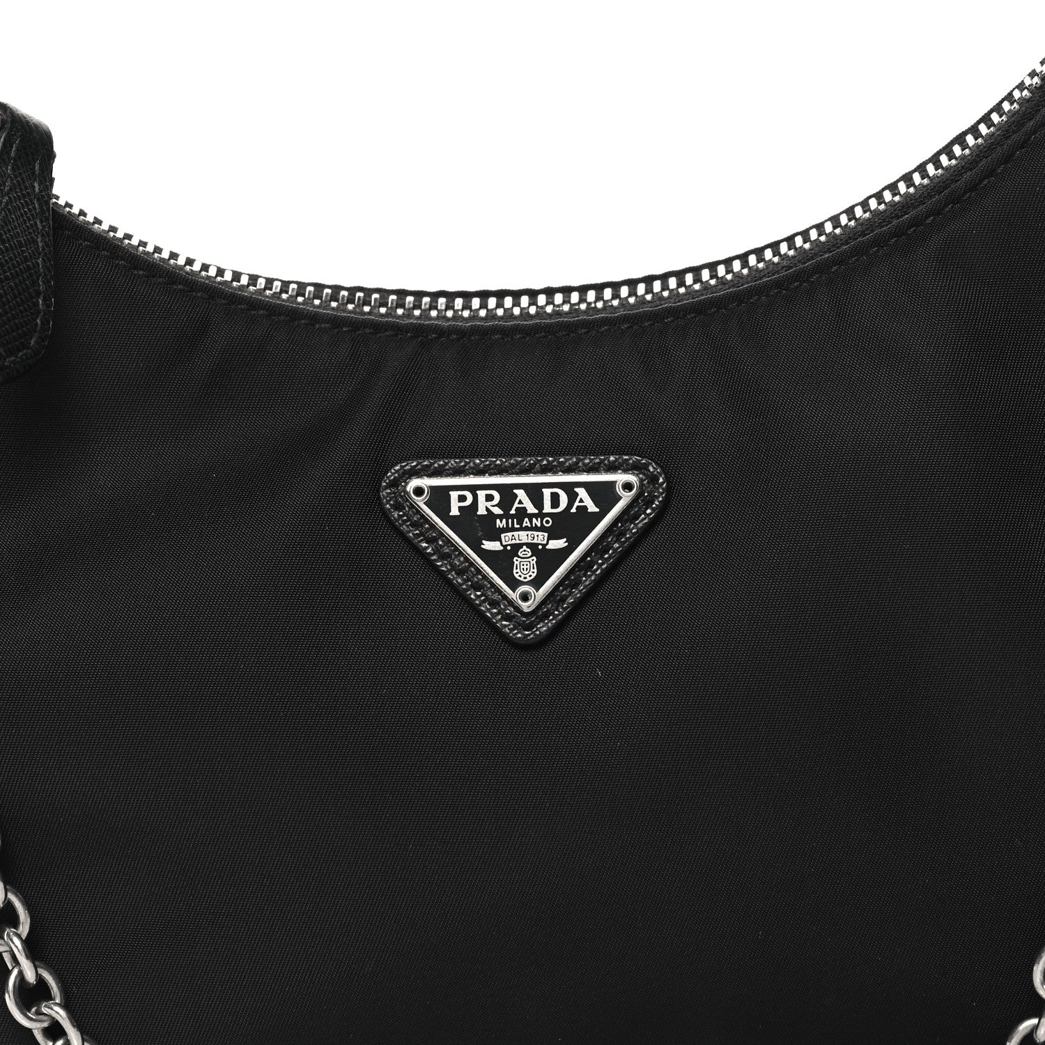 Prada Nylon Re-Edition 2005 Shoulder Bag Black 7 of 9