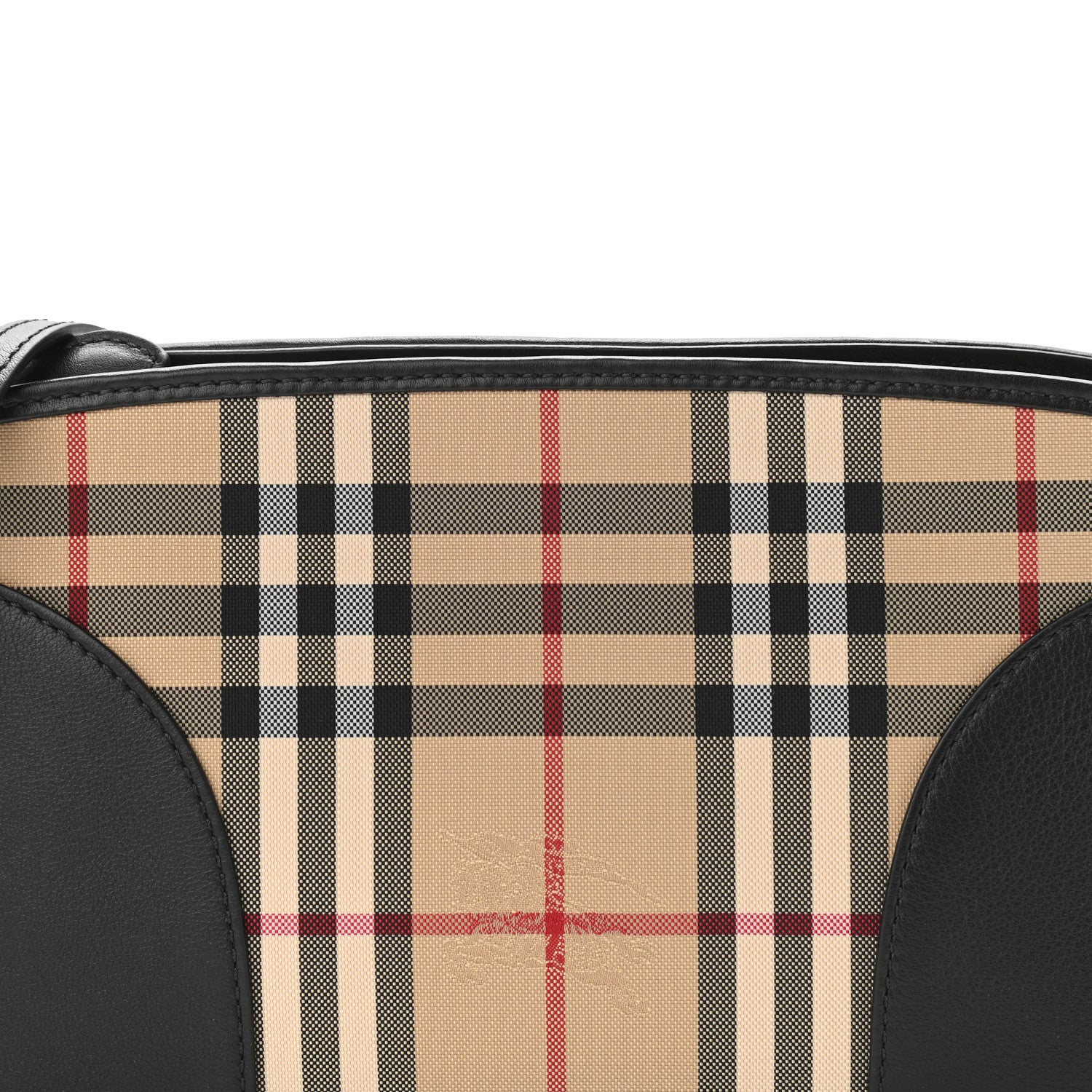 Burberry Horseferry Check Small Chichester Crossbody Clutch Bag Black 4 of 10