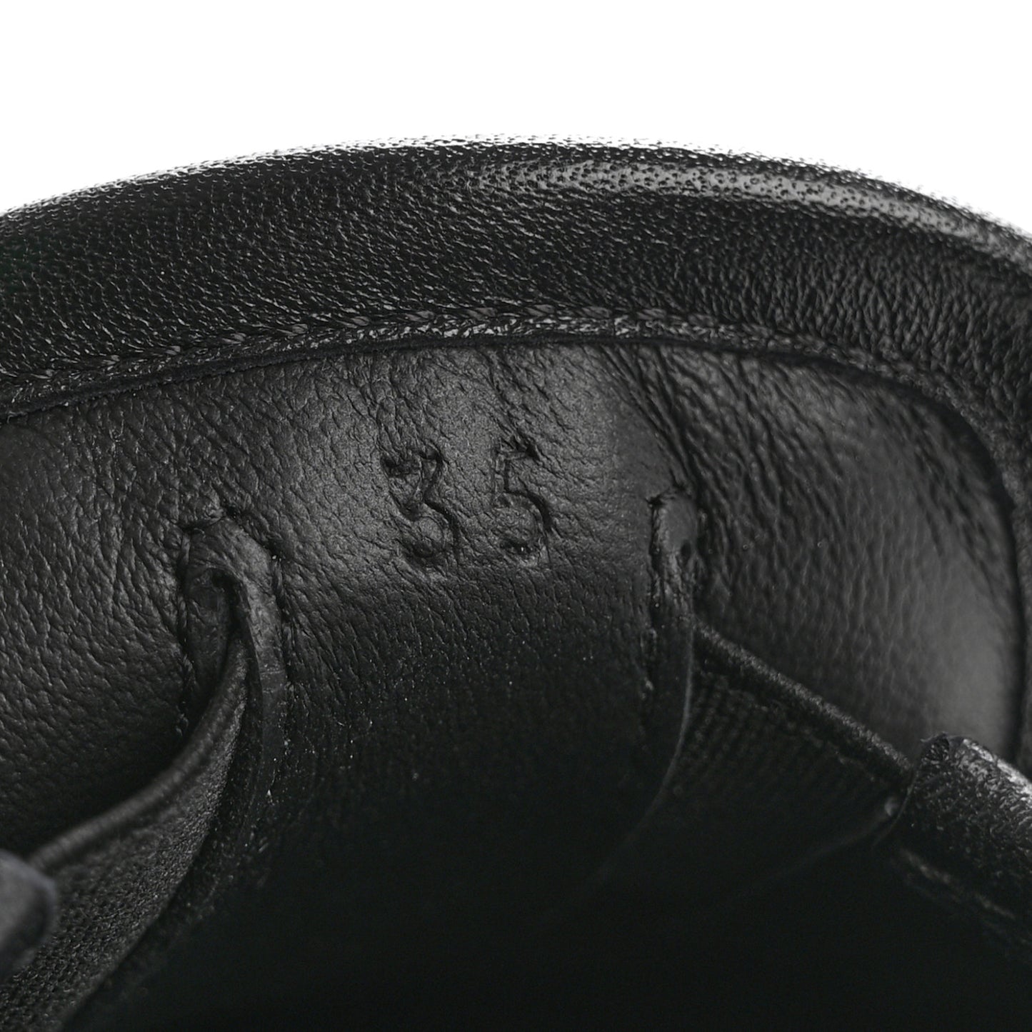 Suede Goatskin Nappa Jour Loafers 35 Black