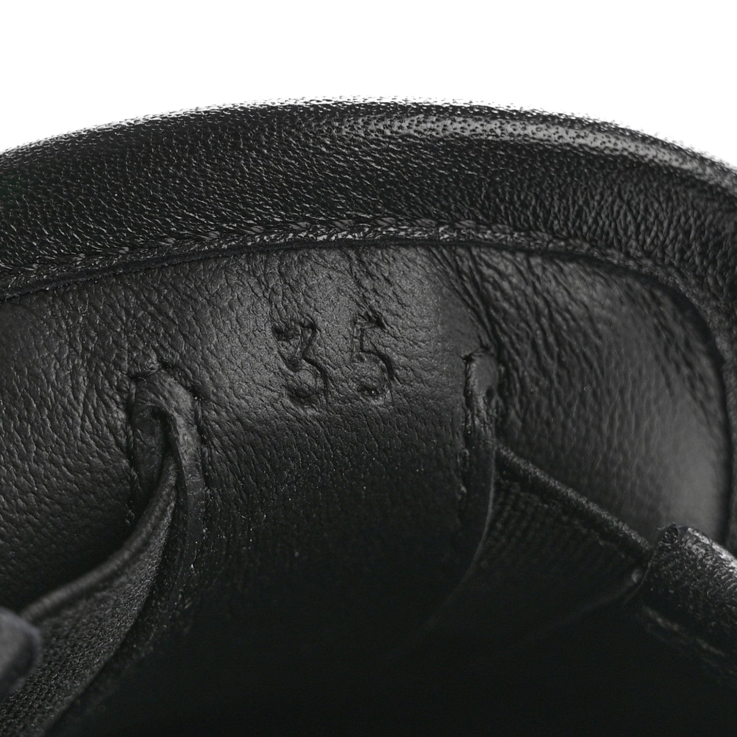 Hermes Suede Goatskin Nappa Jour Loafers 35 Black 8 of 9