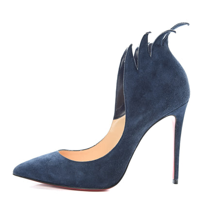 Christian Louboutin Suede Victorina 100 Pumps 37 Night 1 of 9