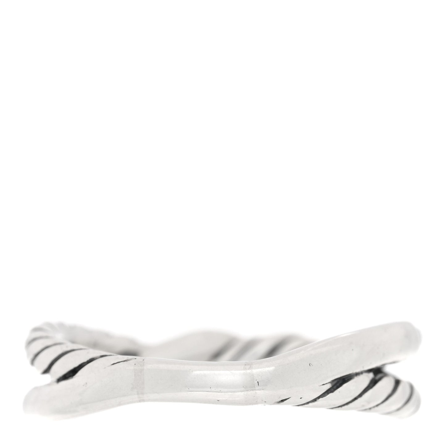 Sterling Silver Diamond Continuance Band Ring 56 7.5