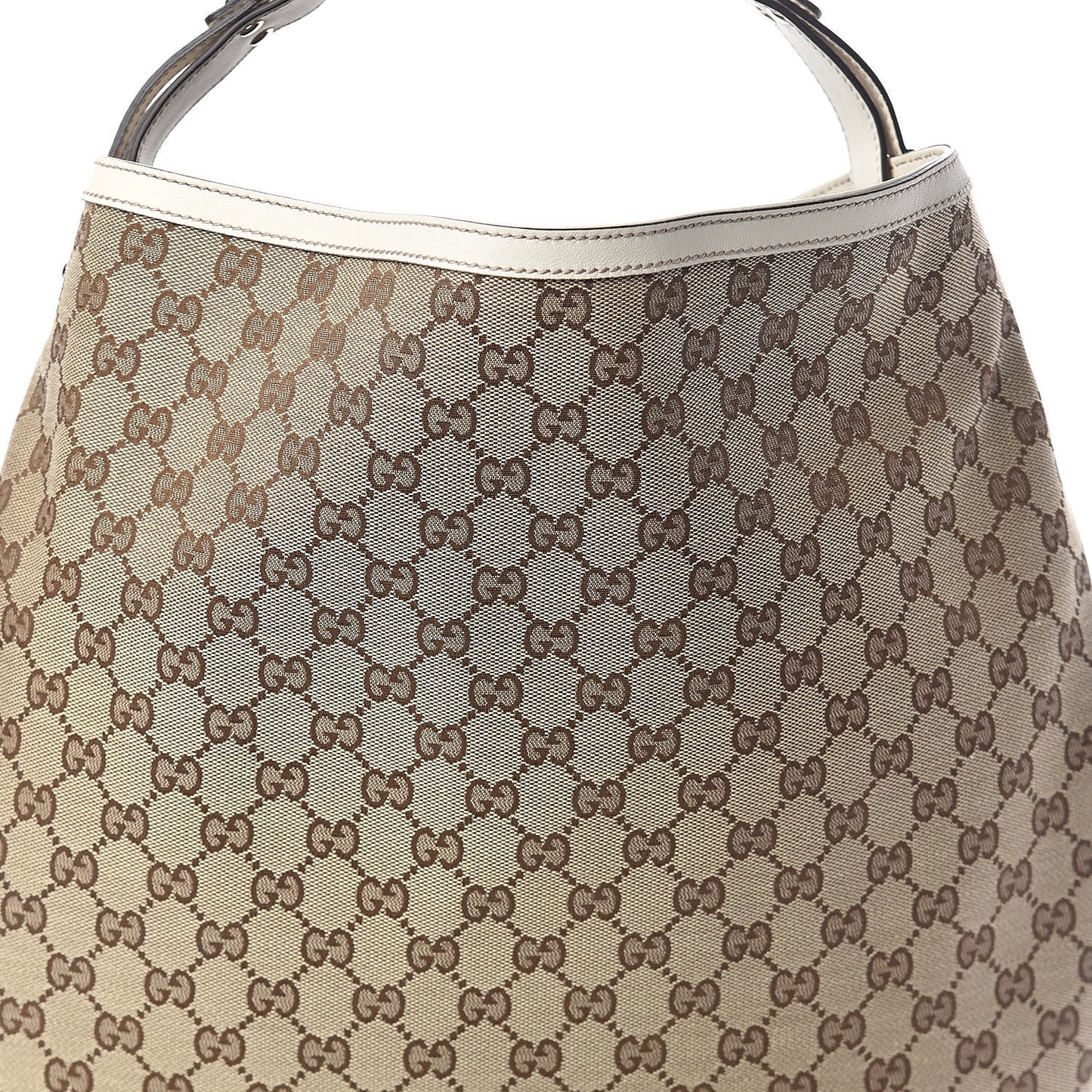 Monogram Large Wave Hobo Off White