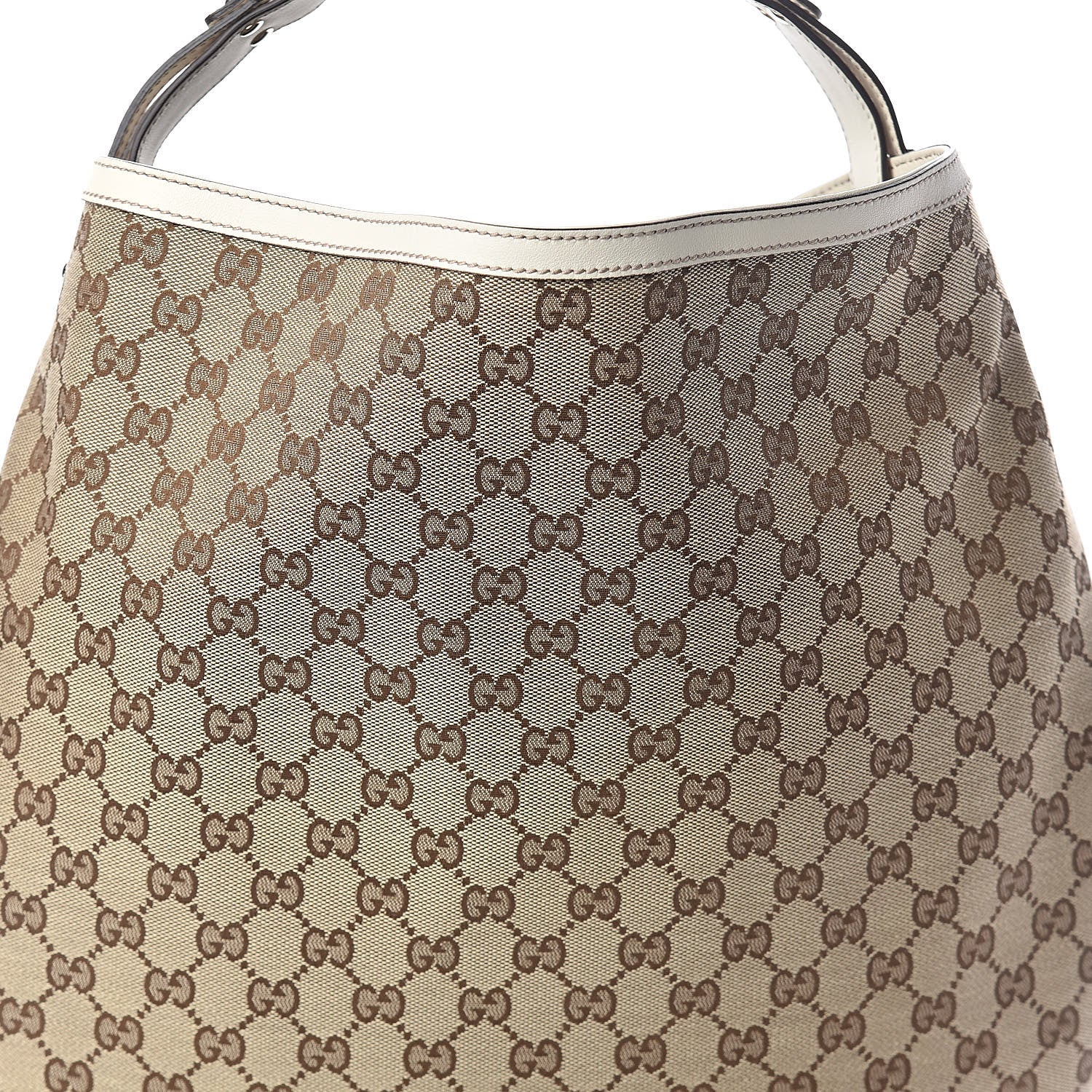 Gucci Monogram Large Wave Hobo Off White 7 of 9
