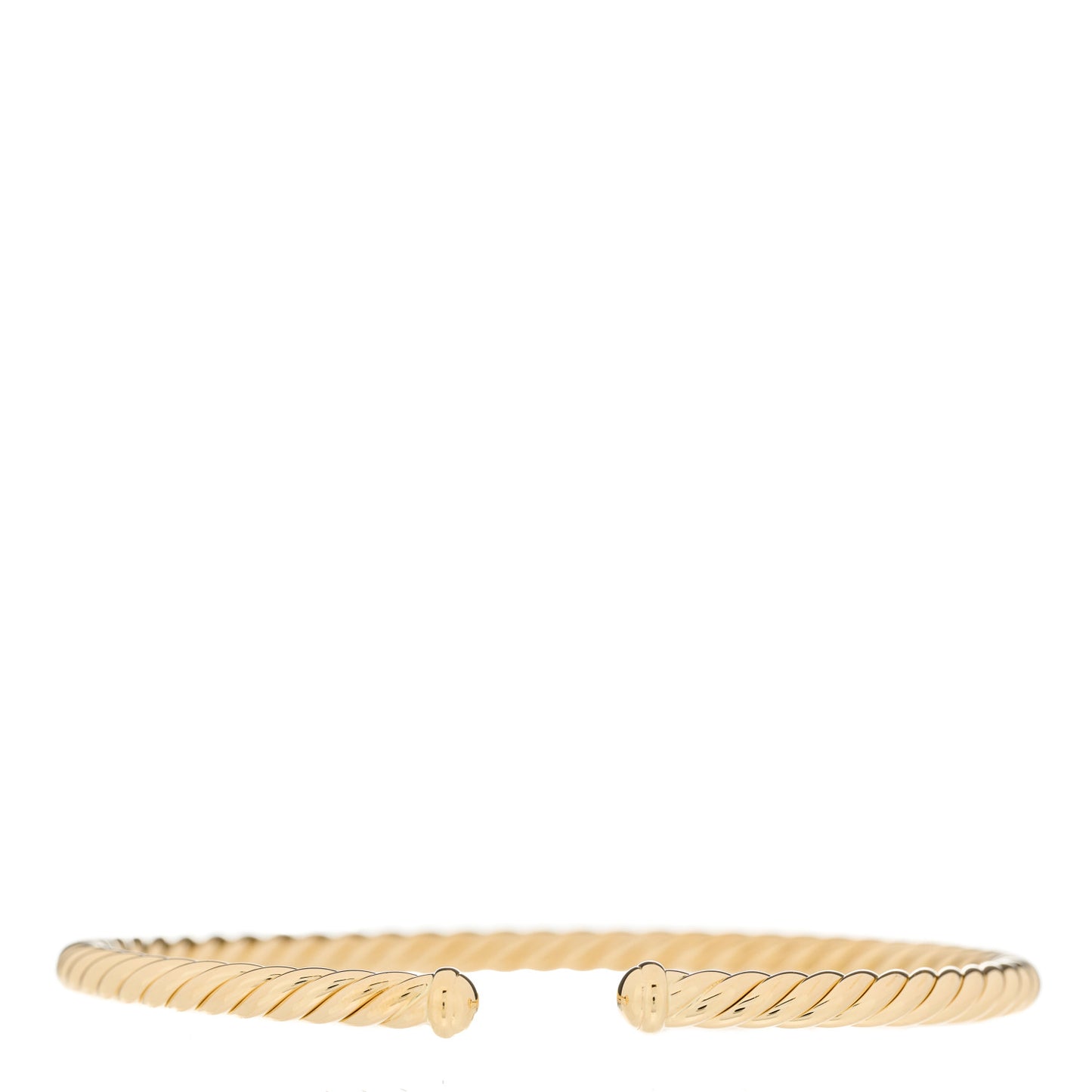 18K Yellow Gold 4mm Cablespira Bracelet