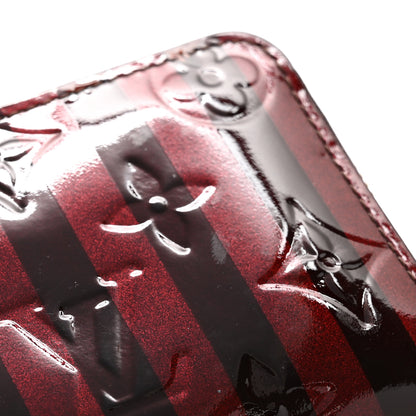 Louis Vuitton Vernis Rayures Zippy Coin Purse Amarante 9 of 9