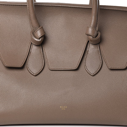 Celine Crisped Calfskin Medium Tie Knot Tote Taupe 24 of 31