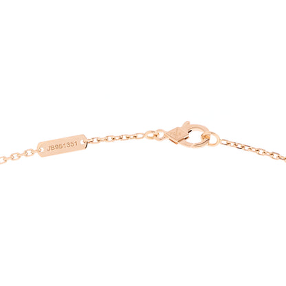 Van Cleef & Arpels 18K Rose Gold Diamond Mother of Pearl Two Butterfly Pendant Necklace 5 of 5