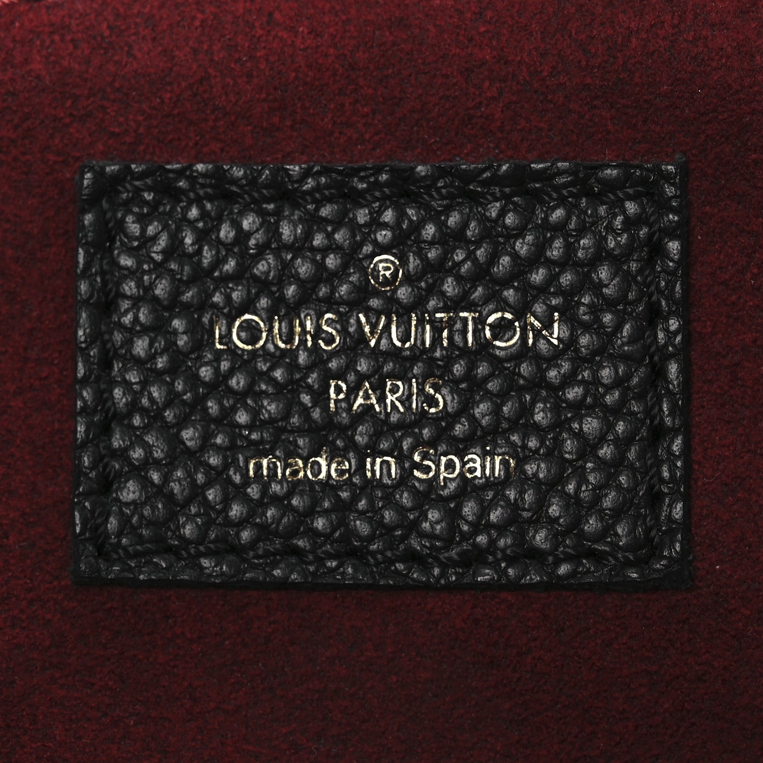 Louis Vuitton Empreinte Monogram Giant Petit Palais Black 6 of 12