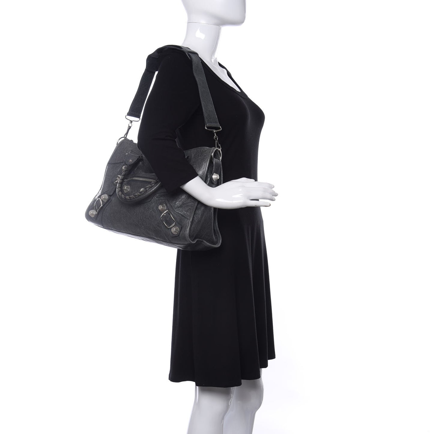 Agneau Giant 21 Silver Hardware City Anthracite