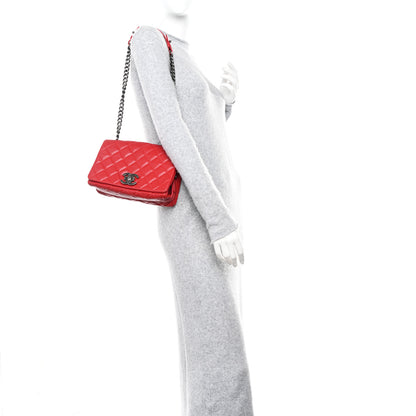 Chanel Goatskin Quilted Medium City Rock Flap Red 2 of 10