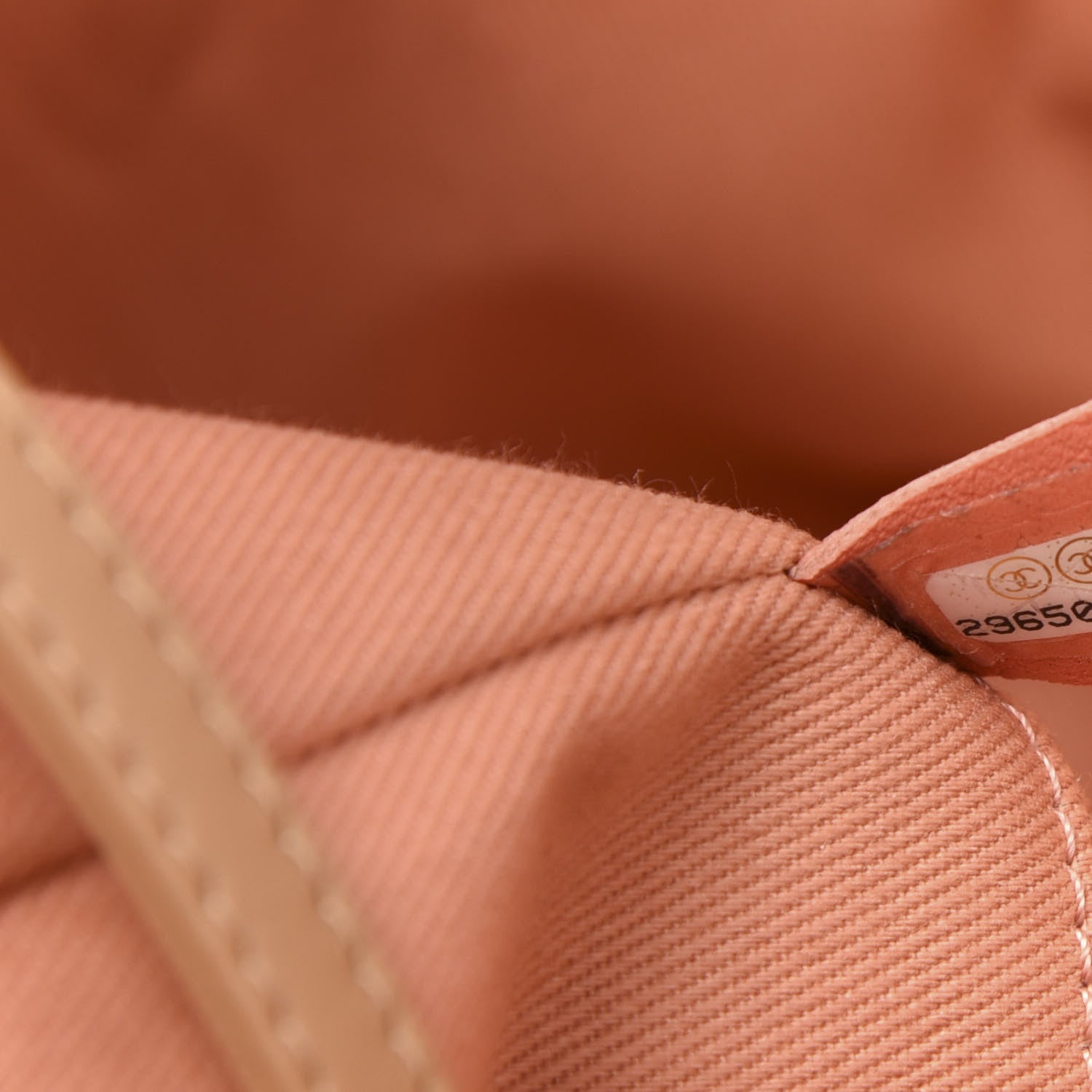 Chanel Straw Raffia Calfskin Striped Medium Deauville Tote Light Pink 8 of 11