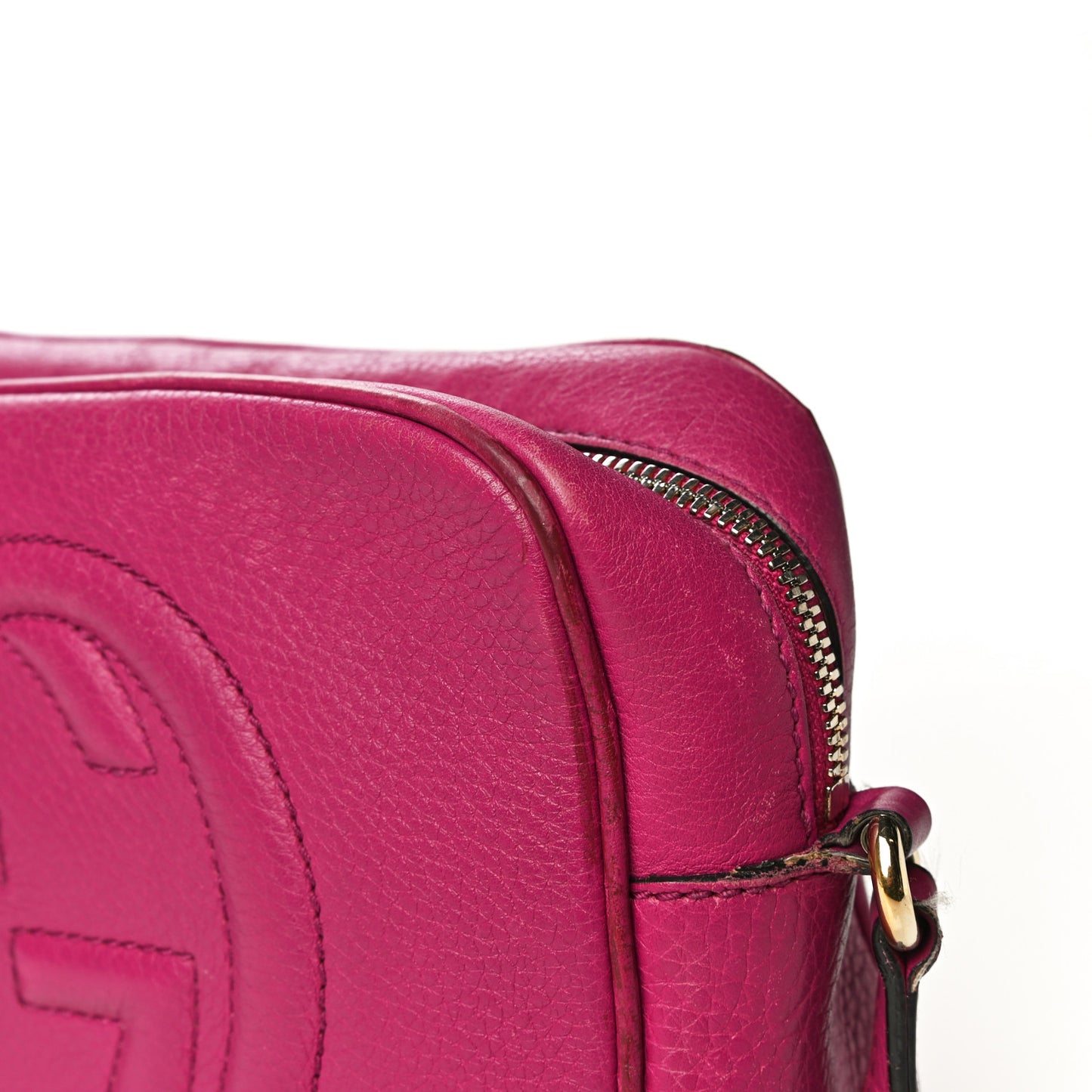 Cellarius Calfskin Small Soho Disco Bag Bright Bouganville