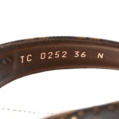 Louis Vuitton Monogram Sunny Flat Thong Sandals 36 Brown 7 of 10