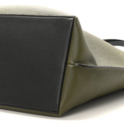 Louis Vuitton Calfskin Lockme Go Tote Green Toffee 8 of 8