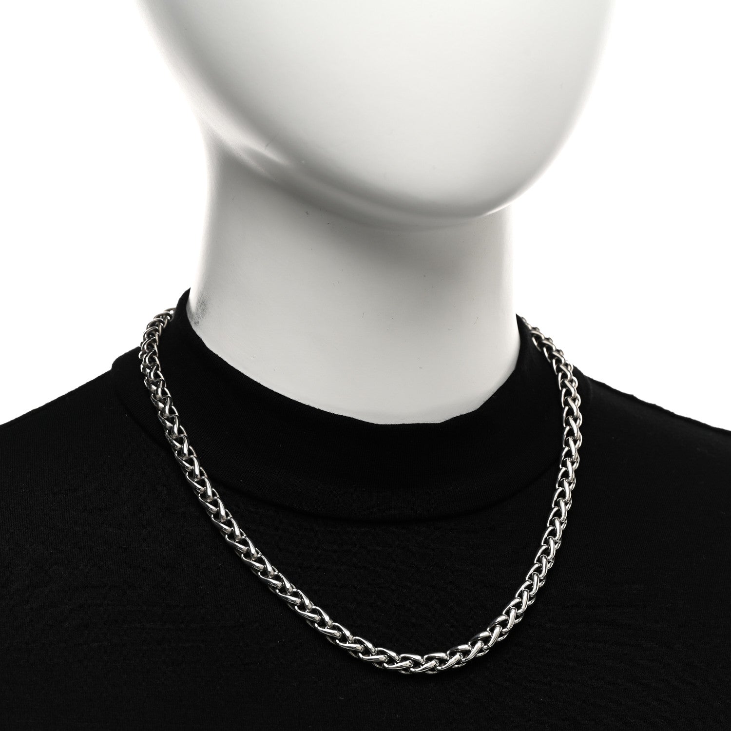 David Yurman Sterling Silver 14K Yellow Gold 6mm Wheat Chain Necklace 2 of 4