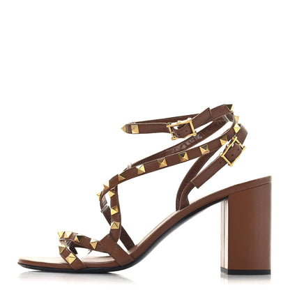 Valentino Garavani Nappa Rockstud Flair Ankle Wrap 80mm Sandals 40 Selleria 1 of 10