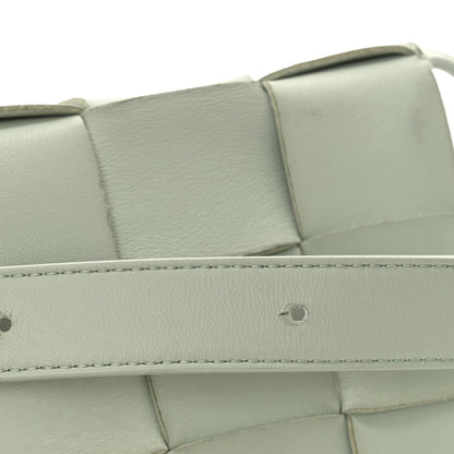 Bottega Veneta Lambskin Maxi Intrecciato Cassette Crossbody Bag New Sauge 12 of 12