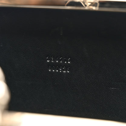 Alexander McQueen Calfskin Studded Britannia Skull Box Clutch Black 7 of 7