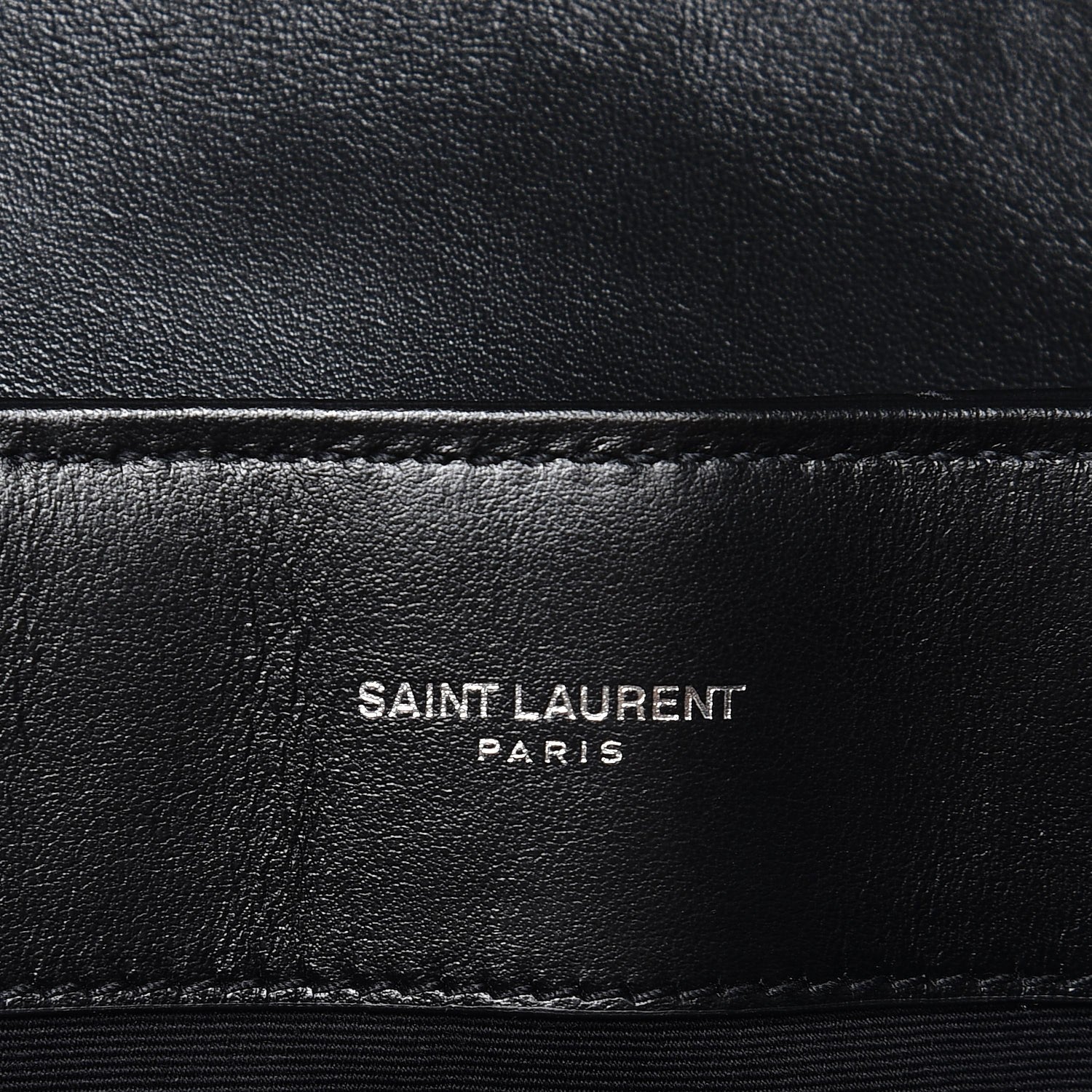 Saint Laurent Calfskin Y Quilted Monogram Medium Loulou Chain Satchel Black 7 of 9