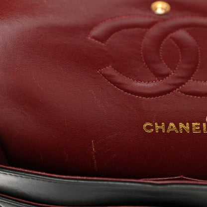 Chanel Lambskin Quilted Medium Double Flap Black 8 of 14