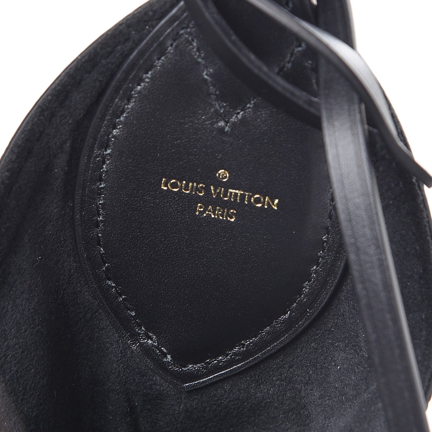 Monogram Flower Hobo Black