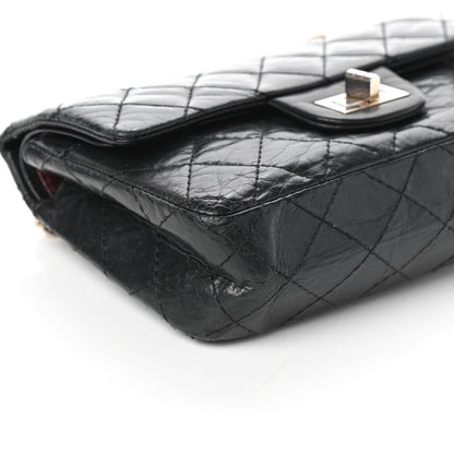 Chanel Aged Calfskin Quilted 2.55 Reissue 224 Flap Black 8 of 9