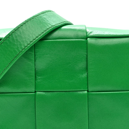 Bottega Veneta Paper Calfskin Maxi Intreccio Extra Mini Cassette Crossbody Bag Parakeet 7 of 9
