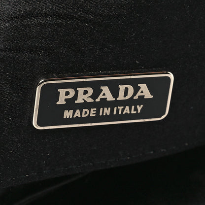 Prada Satin Raso Ring Wrist Bag Mughetto 7 of 11