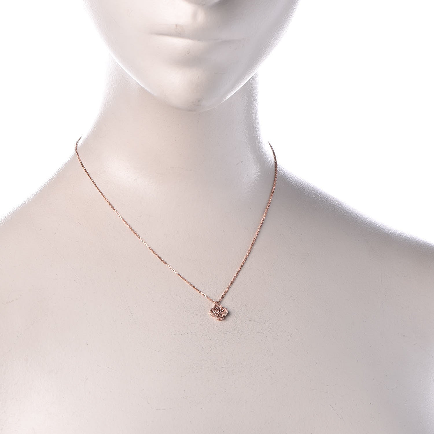 Van Cleef & Arpels 18K Rose Gold Sweet Alhambra Pendant Necklace 2 of 6