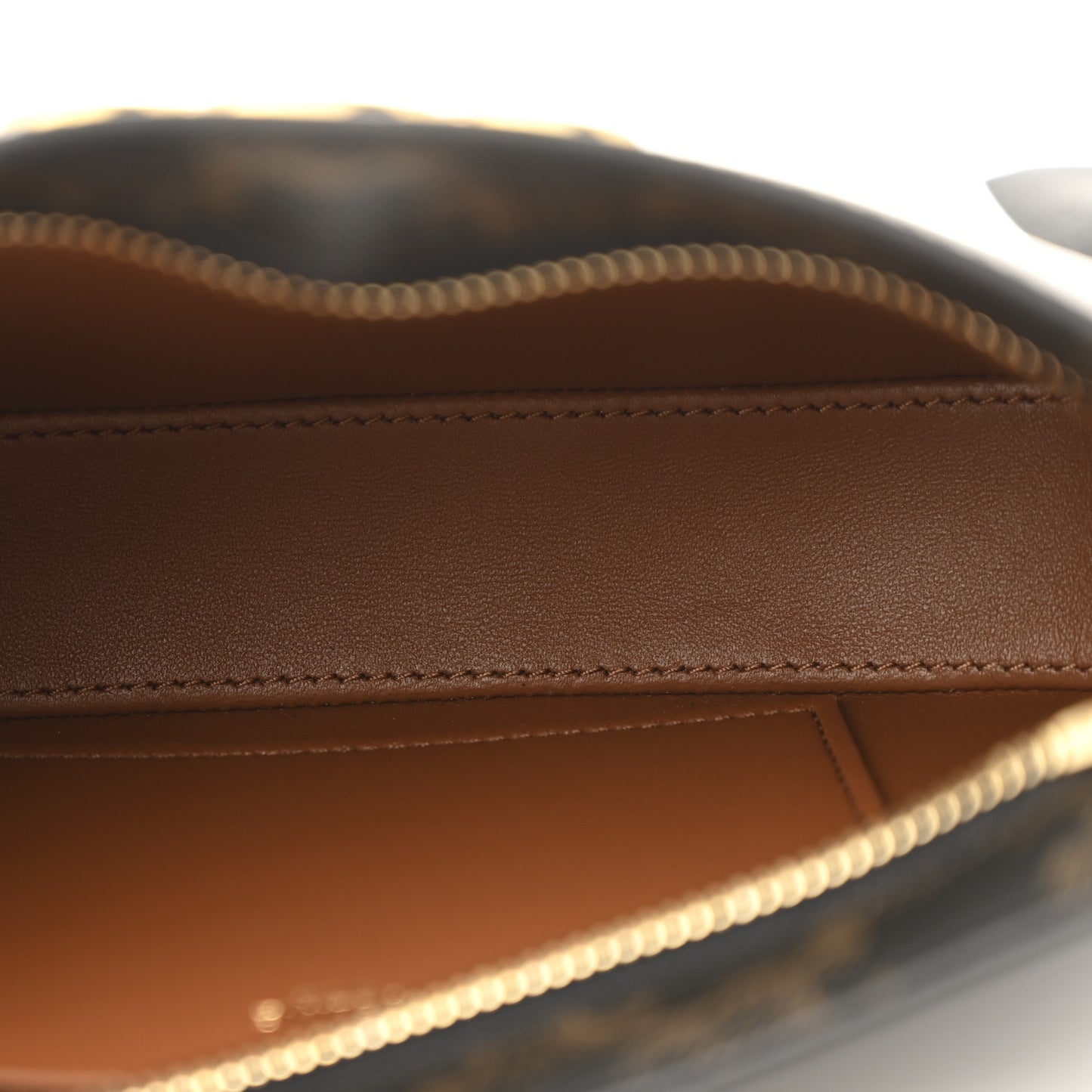 Triomphe Canvas Calfskin Medium Tilly Triomphe Shoulder Bag Tan