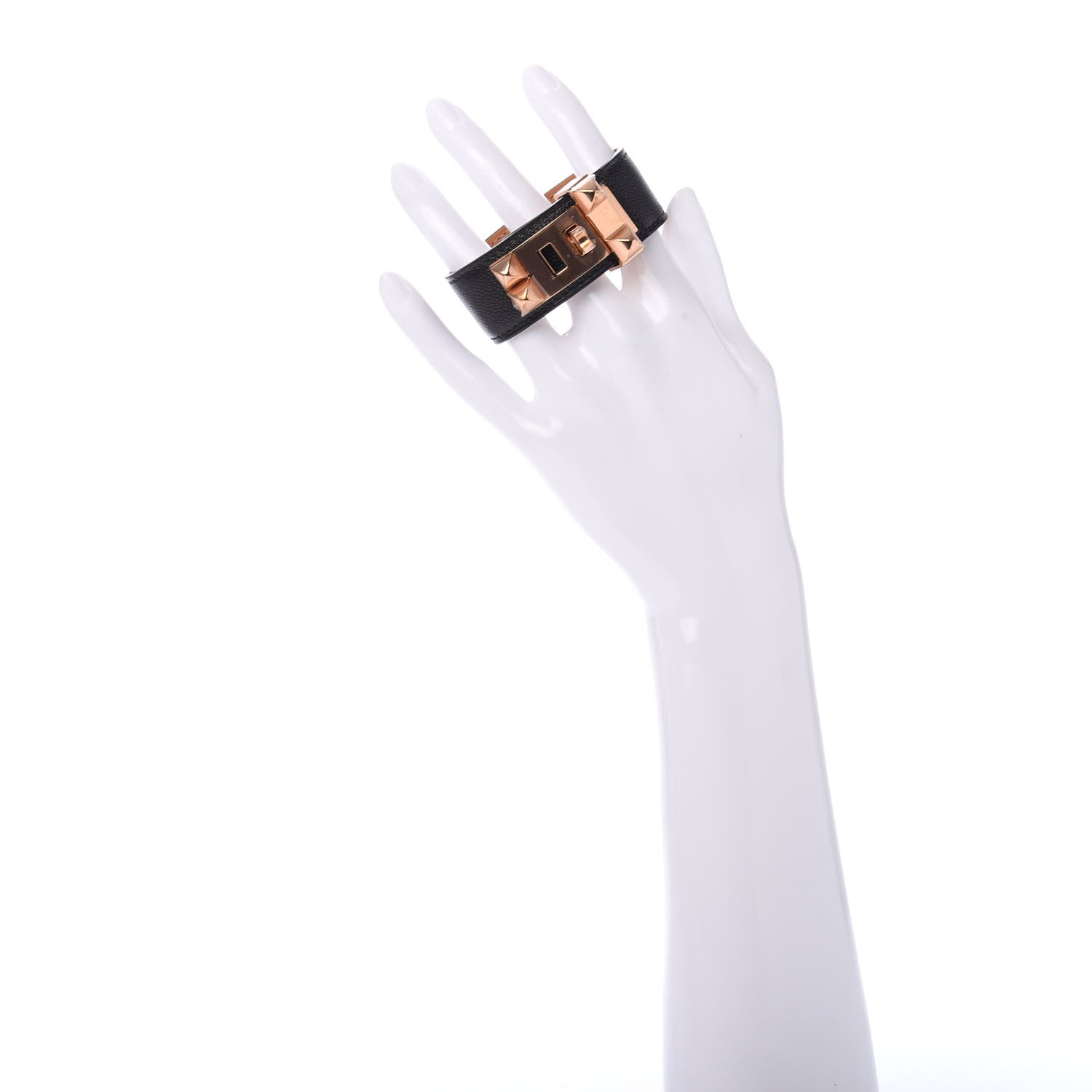 Hermes Epsom Collier de Chien CDC 24 Bracelet T2 Black 2 of 6