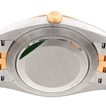 Rolex Stainless Steel 18K Yellow Gold Diamond 41mm Oyster Perpetual Datejust Watch Champagne 126333 4 of 5