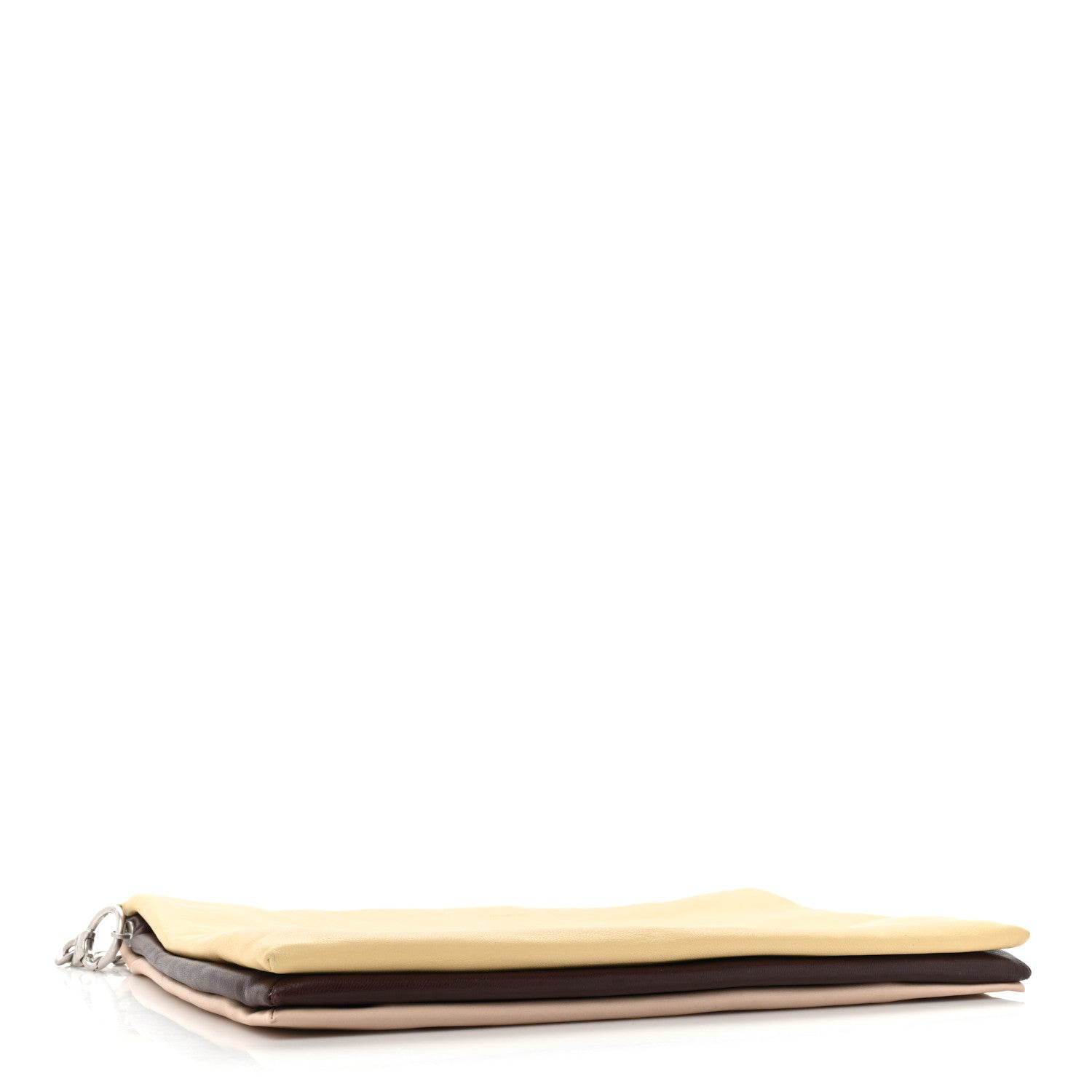 Celine Lambskin Soft Trio Zipped Bag Vanilla 4 of 17