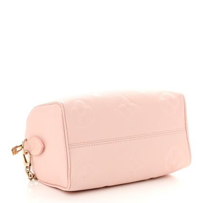 Louis Vuitton Empreinte Monogram Giant Speedy Bandouliere 20 Pink Opale 5 of 12